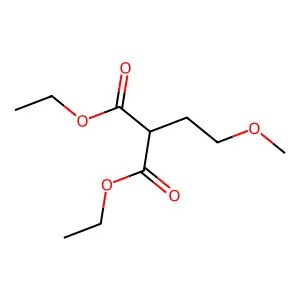 diethyl 2-(2-methoxyethyl)propanedioate structure