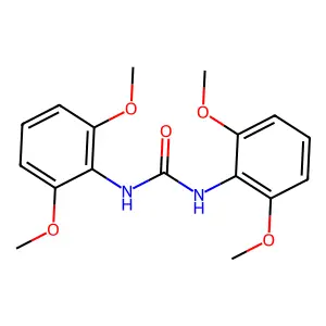 1,3-bis(2,6-dimethoxyphenyl)urea structure