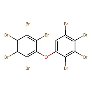 1,2,3,4,5-pentabromo-6-(2,3,4,5-tetrabromophenoxy)benzene structure