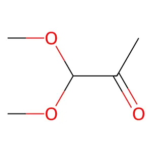 1,1-dimethoxypropan-2-one structure