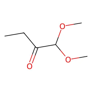 1,1-dimethoxybutan-2-one structure