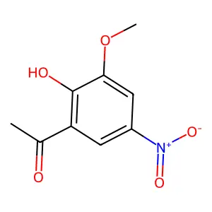 1-(2-hydroxy-3-methoxy-5-nitrophenyl)ethanone structure