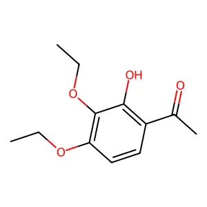 1-(3,4-diethoxy-2-hydroxyphenyl)ethanone structure