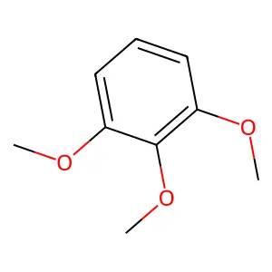 1,2,3-TRIMETHOXYBENZENE structure