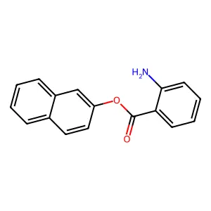 naphthalen-2-yl 2-aminobenzoate structure