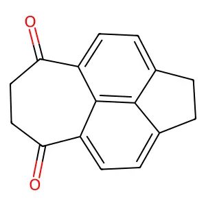 1,2,6,7-tetrahydrocyclohepta[fg]acenaphthylene-5,8-dione structure