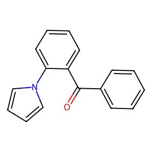1-(2-benzoylphenyl)-1H-pyrrole structure