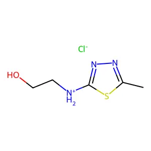 Compound C5H10ClN3OS structure