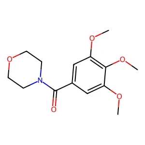 morpholin-4-yl-(3,4,5-trimethoxyphenyl)methanone structure
