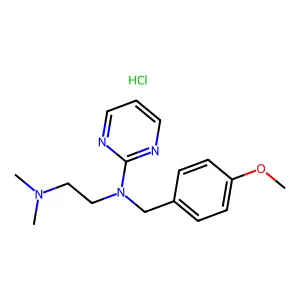 THONZYLAMINE HYDROCHLORIDE structure