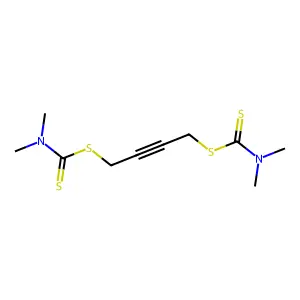 Compound C10H16N2S4 structure