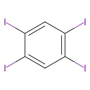 1,2,4,5-TETRAIODOBENZENE structure