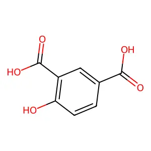 Compound C8H6O5 structure