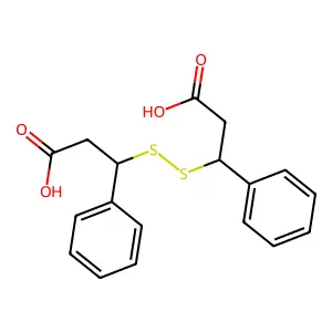 Compound C18H18O4S2 structure