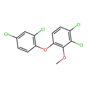 1,2-Dichloro-4-(2,4-dichlorophenoxy)-3-methoxybenzene structure