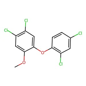 1,2-Dichloro-4-(2,4-dichlorophenoxy)-5-methoxybenzene structure