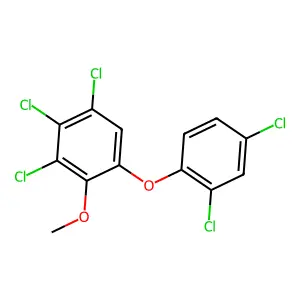 1,2,3-Trichloro-5-(2,4-dichlorophenoxy)-4-methoxybenzene structure