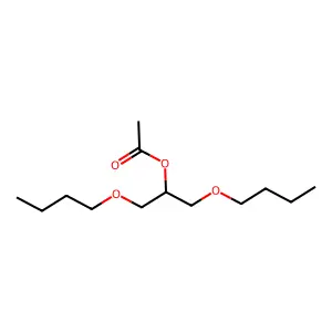 1,3-dibutoxypropan-2-yl acetate structure