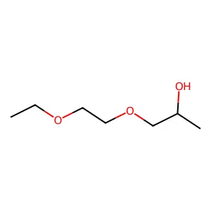 1-(2-ethoxyethoxy)propan-2-ol structure