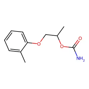 1-(2-methylphenoxy)propan-2-yl carbamate structure