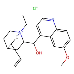 Quinine, ethochloride structure