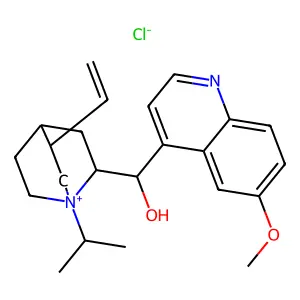 Quinine isopropylchloride structure
