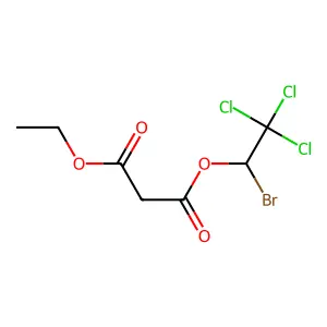 Compound C7H8BrCl3O4 structure