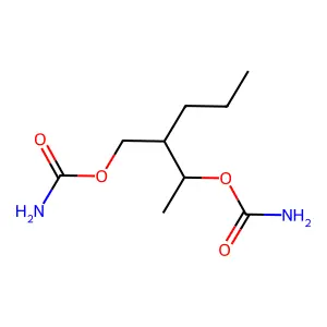 1,3-BUTANEDIOL, 2-PROPYL-, DICARBAMATE structure