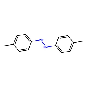 1,2-bis(4-methylphenyl)hydrazine structure