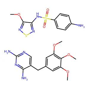 Compound C23H28N8O6S2 structure