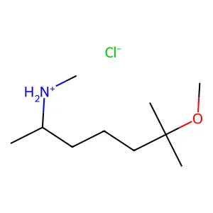 (6-methoxy-6-methylheptan-2-yl)-methylazanium chloride structure