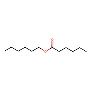 HEXYL HEXANOATE structure