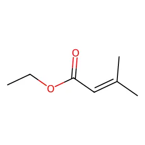 ethyl 3-methylbut-2-enoate structure