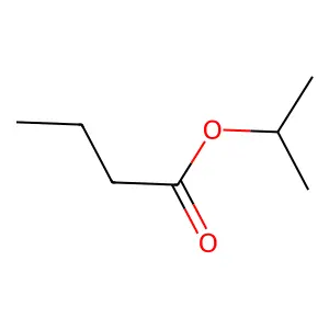 Isopropyl butyrate structure