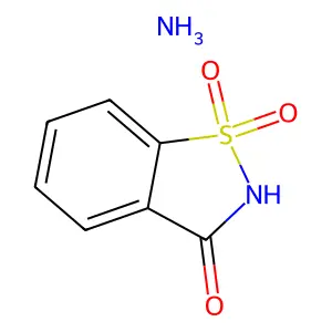 AMMONIUM SACCHARIN structure