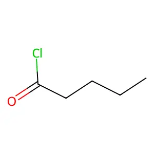 Valeryl chloride structure
