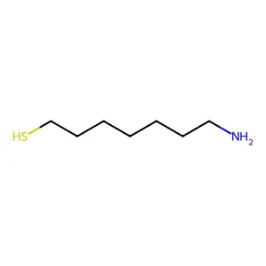 HEPTANETHIOL, 7-AMINO- structure