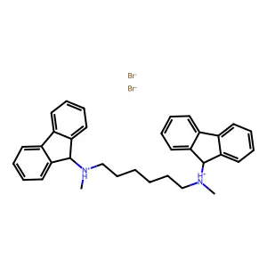 Compound C34H38Br2N2 structure