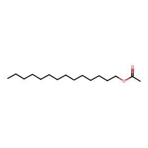 Tetradecyl acetate structure