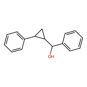 PHENYL(2-PHENYLCYCLOPROPYL)METHANOL structure