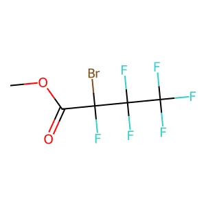 methyl 2-bromo-2,3,3,4,4,4-hexafluorobutanoate structure
