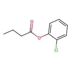BUTYRIC ACID, o-CHLOROPHENYL ESTER structure