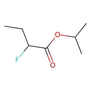 propan-2-yl 2-fluorobutanoate structure