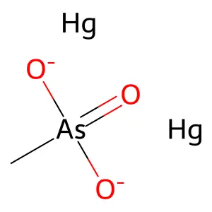 Dimercurous methane arsonate structure
