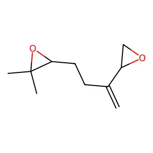 Diepoxydihydromyrcene structure