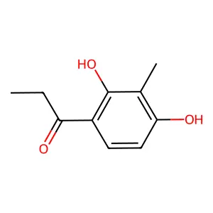 1-(2,4-dihydroxy-3-methylphenyl)propan-1-one structure