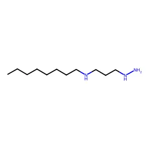HYDRAZINE, N-(3-(OCTYLAMINO)PROPYL)- structure