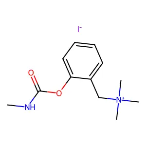 (o-Hydroxybenzyl)trimethylammonium iodide methylcarbamate structure