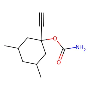 (1-ethynyl-3,5-dimethylcyclohexyl) carbamate structure