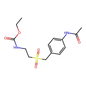 N-(p-Acetylaminobenzenesulfonyl)ethylurethane structure